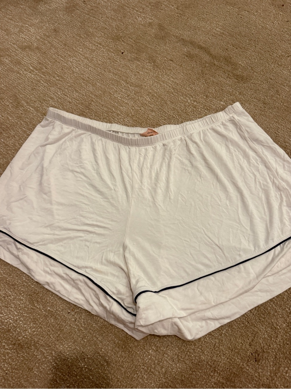 Eberjey pajama shorts - white